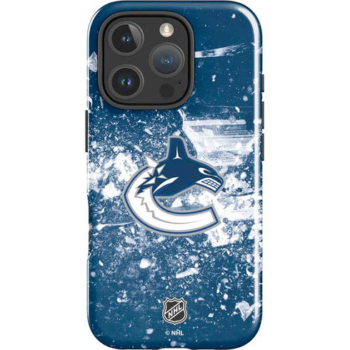 NHL Vancouver Canucks Frozen iPhone 16 Pro Impact Case